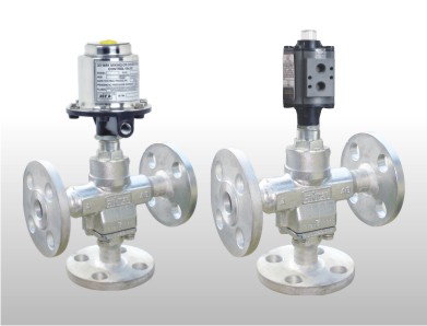 double acting high pressure control valve